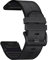 ahayo Leder Armband für Garmin epix Pro 51mm / Fenix 7X / Fenix 6X / Fenix 5X / Enduro, QuickFit 26mm echtes Leder mit gewelltem Silikon-atmungsaktivem Uhrenarmband für Instinct 2X(Schwarz)