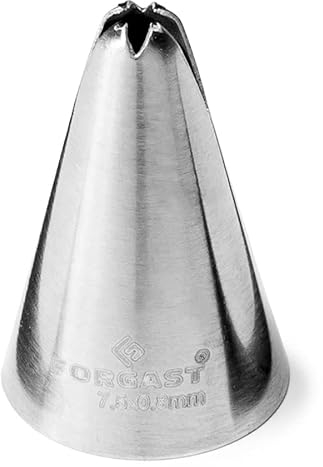 Forgast Ugello per Crema, Beccuccio Foglia, Decorazione Torta, Pasticceria, Accessori per Decorare Torte, Biscotti, Muffin, Dolci, Cupcake, in Acciaio Inossidabile