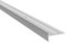 Treppenkantenprofil Treppenabschluss 1,8m Alu Winkelprofile mit Einfasshöhe 3 mm für Bodenbeläge (C26, 44x18,5 mm) Abschlussleiste Stufenkantenprofil Einfassprofil