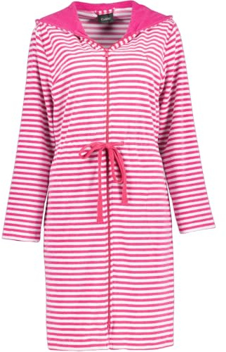 Cawö Home Bademäntel Damen Kurzmantel mit Kapuze Campus 834 pink - 27 XL