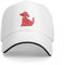 QFLLQLFF Basecap Clif der große rote Hund DMN Design Baseball Cap Luxus Luxus Cap Golf Hut Damen Herren Geschenk