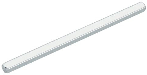 QUARKZMAN 1Pz Perno Manopola Porta, Barra di Ricambio Maniglia Porta, Parti di Ricambio Maniglia Porta Mandrino Porta da 130 x 7mm, Argento
