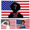 Bandiera americana personalizzata da 0,9 x 90 cm, design personalizzato per dormitori, camere da letto, club, concerti, bar, decorazione divertente per poster (bandiera rossa)