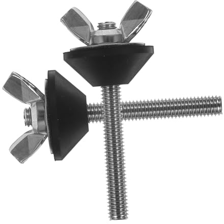 OSALADI 2 Piezas Kit De Fijación Para Lavabo Tornillos Para Cisterna De Inodoro Junta Tórica Para Inodoro Repuesto De Junta Para Reparación De Baño