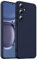 BRAND SET Magnetic Silicone Case for Samsung Galaxy S25 Compatible with All Mag-Safe Accessories - Built-in Magnets, Soft Grip Silicone for Samsung Galaxy S25 Phone Cover (Navy Blue)