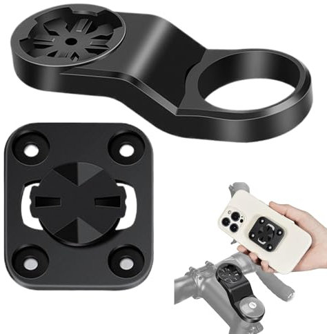 Support de téléphone pour vélo, support de téléphone pour moto, guidon de moto, support de téléphone | Angle réglable et léger Clip arrière pour la navigation tout-terrain, VTT, vélo de route