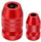 Topes de Profundidad de Broca, Ajustable Topes de Profundidad de Broca, El Rango de Tamaño de la Broca Es de 2 a 5 mm y de 6 a 11 mm, para Herramientas de Carpintería y Herramientas Manuales (Rojo)