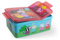 p:os Peppa Wutz Brotdose Kinder mit Fächern - Auslaufsichere Bento Box Kinder für Kindergarten und Schule - Für Mädchen und Jungen, Blau