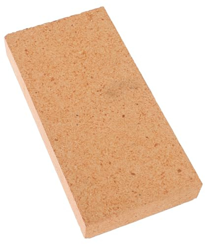 Ciieeo Brique Réfractaire Isolante en Argile 230x114x30 Mm, Résistante Haute Température pour Cheminée, Poêle à Bois et Barbecue, Légère, Solide et Anti-usure, Brique Ignifuge pour Foyer