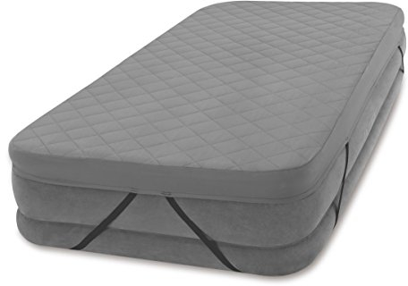Intex 69641 – Bezug für Einzelmatratze, Polyester, Grau, 99 x 191 x 10 cm