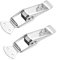 sourcing map Fermeture à Levier Fermoir 201 Acier Inox Ressort Chargé Basculer Loquet Capture Pince 127mm, 2pc