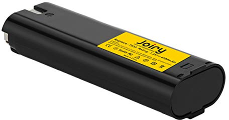 Joiry 7.2V 4.5Ah NiMH Sostituire Batteria per Makita 7000 7002 7033 3700D 4071D 4307D 4770D 6002D 6010D 6012D 6015D 6016D 6017D 6018D 6019D 6022D 6071D 6072D 6073D 6172D 6710D 6912D 9035D 9200D
