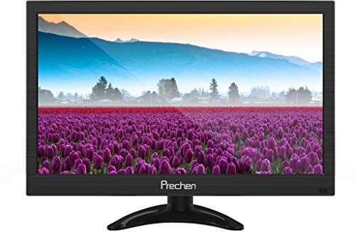 11,6 Pulgadas Pantalla Portatil, Monitor Portátil HD 1366 x 768 CCTV Monitor con Puerto HDMI VGA AV-BNC, 60Hz, Tiempo de Respuesta de 5 ms, Altavoces Incorporados Monitor, Prechen
