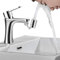 Waternymph 720 Grad drehbarer Wasserhahnbelüfter, Doppelfunktions-Badhahn-Sprühbelüfter zum Waschen des Gesichts, Gurgeln und Augenspülen, 24mm Außengewinde - Rändeln