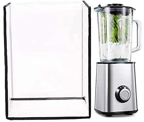 TUYUU Blender Dust Cover, Compatible with Ninja Foodi Blender, Clear, Waterproof, Polyester, Kitchen Appliance Cover