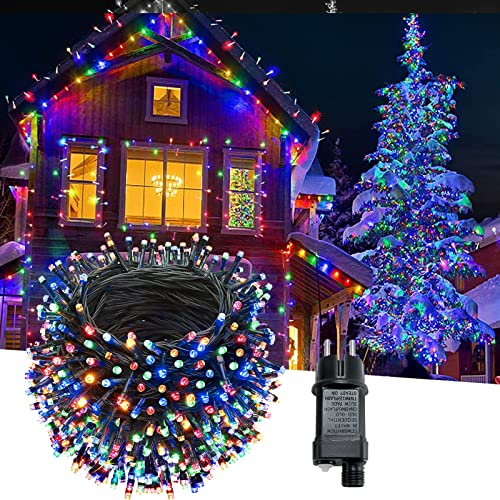 ACXIN LED Lichterkette, Lichterkettenvorhang Deko, Beleuchtung Leuchte, für Innen, Außen, Weihnachten, Party, Hochzeit, IP44 Wasserdicht (80M 800LEDs, Bunt)