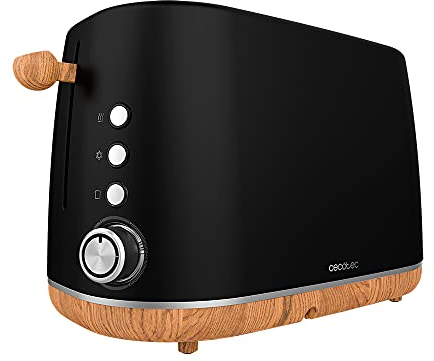 Cecotec Tostador Digital TrendyToast 9000 Black Woody. 900 W