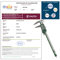 Calibro tarato INSIZE 1108-200 con Certificato di Taratura Acreditato LAT (accettato da ACCREDIA)