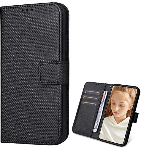 BaiFu Funda para Realme X2 Pro, Soporte Plegable, Ranura para Tarjeta, Diamante PU Flip Phone Cover Case para Realme X2 Pro, Diamante01