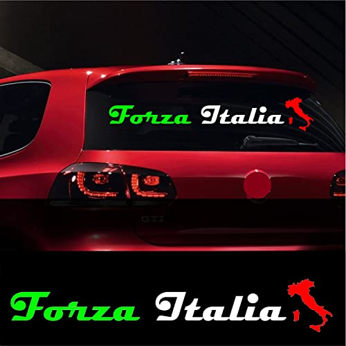 myrockshirt Forza Italia Stiefel Italien 80 x 15 cm Italy Aufkleber Sticker Autoaufkleber