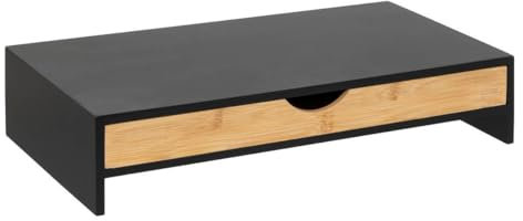 5five - supporto per monitor da computer bava con cassetto
