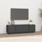Camerina TV-Schrank Grau 140x40x40 cm Massivholz Kiefer Schrank Wohnzimmer Tv Regal