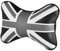 Union-Jack-Nackenstützkissen, bequemes Auto-Sitzkissen, Union Jack-Nackenstützkissen, britische Flagge, Kopfstützenstützkissen, Nackenstützkissen, PP-Baumwolle, für 70. Jubiläum der Königin 2022