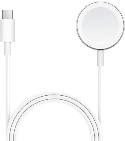 Cargador USB-C para A-pple Watch - Cable magnético inalámbrico tipo C 1m, carga rápida y segura, compatible con Ultra, SE, Series 9/8/7/6/5/4/3/2/1, ligero y portátil