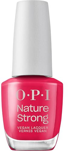 OPI Nature Strong Berry Pickin' Season Red Crème Nail Polish - High-Shine, 7-Day Wear | Long Lasting Colour | 15ml