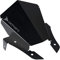 MT 07 CNC Aluminum Motorrad MT07 Windshield windschild Windschutzscheibe für MT-07 2013 2014 2015 2016 2017 SCHWARZ