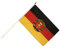 Flaggenfritze Stockflagge/Stockfahne Deutschland DDR + gratis Sticker