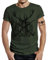 Herren T-Shirt für Jäger: Hunting Club Hirsch 100% Reine Baumwolle