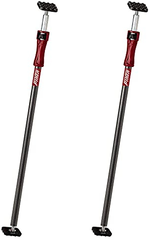 2er Set Piher Lastenstange 3. Hand Deckenstütze Montagestütze, ideal für Innenausbau, Ladungssicherung, Abstützen von Baumaterial (P2 95-170cm)