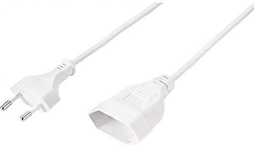 Sygonix SY-5044232 Strom Verlängerungskabel Weiß 0.20m
