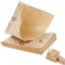 100 Stück Burger Tüten, 15 x 15 cm Hamburger Papier, Snacktaschen, Sandwich Tüten, Burger Papier, Pommes Tüten, Hamburger Tüten mit Aufdruck, für Burger, Snack, Pommes Frites (2-Seitig Offen)