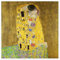 Der Kuss Poster von Gustav Klimt 40 x 40 cm Gelb Wandbilder Wanddeko