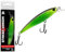 Wild Devil Baits Striker Minnow Wobbler Hardbait Kunstköder Raubfisch Köder Barsch Hecht Zander (Uv Green Pumkin Chartreuse)