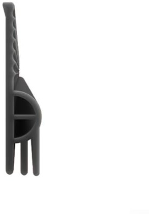 Paraspifferi per finestre, strisce sigillanti per porte scorrevoli e finestre, antivento, isolamento termico, paraspifferi per isolamento del telaio della porta (grigio scuro)