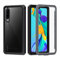 seacosmo Huawei P30 Hülle, Stoßfest P30 Case 360 Grad Rugged Schutzhülle mit eingebautem Displayschutz für P30, Schwarz