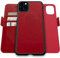 Dreem Fibonacci 2in1 Handyhülle Flipcase für iPhone 11 Pro | Magnetisches iPhone Case | TPU Etui Lederhülle Schutzhülle, RFID Schutz, Veganes Kunstleder, Geschenkbox | Rot