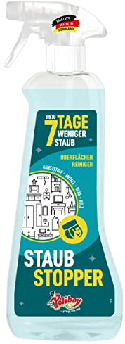 Poliboy - Dépoussiérant Staub Meister Spray - Jusqu'à 7 jours moins de poussière grâce à la formule antistatique complexe - Pour meubles de tous types - Individuel - 500 ml - Fabriqué en Allemagne