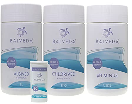 BALVEDA 4 in 1 Wasserpflege-Set für Pool & Whirlpool