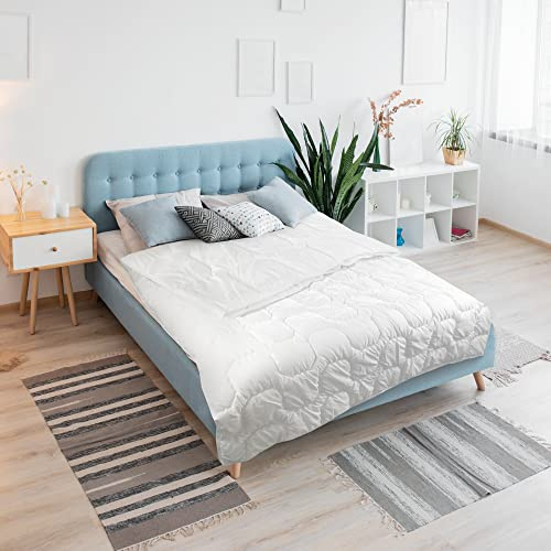 Carpe Sonno 4 Jahreszeiten Bettdecke 200x200cm [Made in Germany] 3-in-1 Bettdecke für Sommer & Winter | Atmungsaktive Winterdecke und Sommerdecke | Steppdecke 200x200 | Ganzjahresdecke