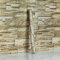Hode Selbstklebend Tapete Steinoptik, Ziegel Klebefolie Möbel Vintage (90x600cm), Selbstklebende Folie Wasserdicht für Küche Schlafzimmer Wand, Beige Backstein Stein Tapeten Dekoratives