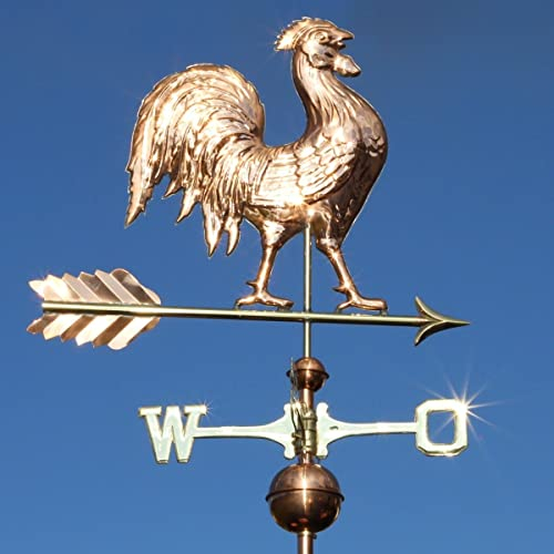 Große Wetterfahne 739 – Hahn auf Pfeil