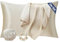 Seiwohl Satin Kissenbezug 40 x 80 2er Set, Weich wie Seidenkissenbezug Silk Pillowcase, Vegane Seide Kopfkissenbezug Kissenhülle Haarschutz für die Nacht mit Haargummi und Haarhaube, Beige