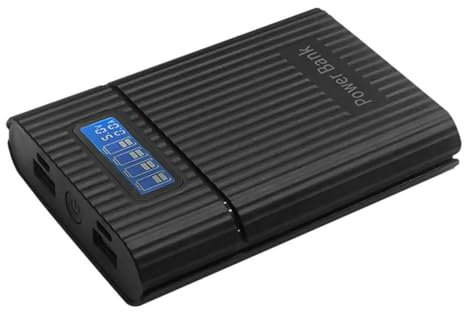 LCD Display Battery Storage Box Quick Charge 4x18650 DIY Power Bank Shell Case Kits