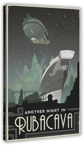 Grim Fandango Reise-Poster auf Leinwand, Schlafzimmer, Dekoration, Sport, Landschaft, Büro, Raumdekoration, Geschenk, Rahmen-Stil, 60 x 90 cm