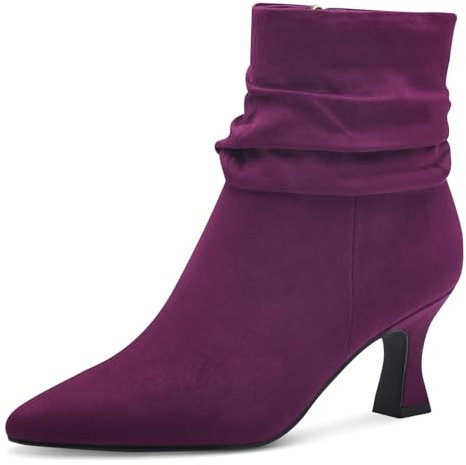 MARCO TOZZI Damen 2-25327-43 Stiefelette, Grape, 37 EU