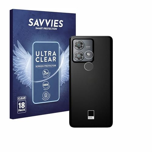 Savvies 18 Pack Screen Protector compatible with Motorola Edge 40 Neo (ONLY Camera Lens) Protection Film Clear